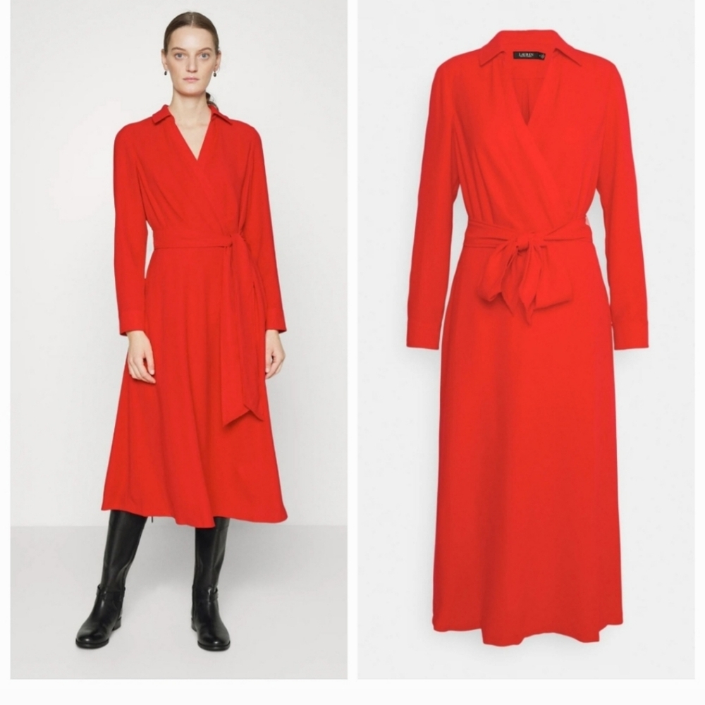 Lauren Ralph Lauren Red  Dress Size 6